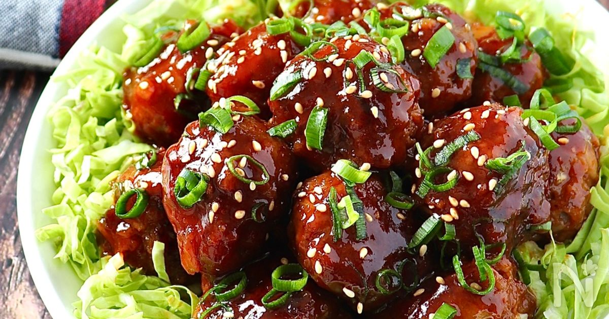 クセになる旨辛♡ヤンニョム風肉団子 | レシピサイトNadia