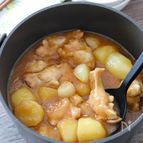 【手羽元とじゃがいものにんにくトロトロ煮】ご飯が進む！コク旨