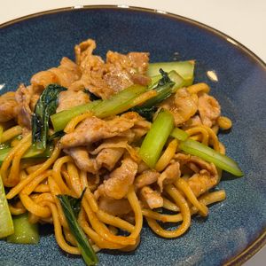 676009の作ってみた!投稿(ワンパン10分！もっちもち香ばし♪【ピリ辛豚バラ焼きそば】)