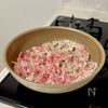 豚肉とネギのうま塩炒めの工程2