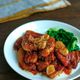豚バラブロック肉でさっぱりスタミナにんにく煮