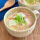 長ネギとえのき茸とお豆腐の中華スープ