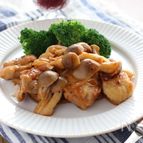 鶏もも肉のケチャップ炒め