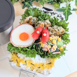 AYANO.•*¨*•.☆の作ってみた!投稿(レンジで早ウマ！あと1品に♪【小松菜と人参のツナサラダ】)