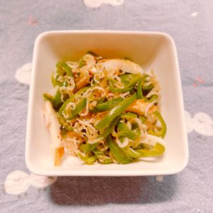 ビートの作ってみた!投稿(お弁当にも◎栄養満点【ピーマンとちくわのカリカリじゃこ和え】)