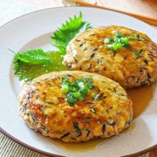 栄養満点！【大豆とひじきの和風ハンバーグ】腸活にも◎
