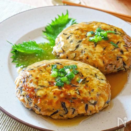 栄養満点！【大豆とひじきの和風ハンバーグ】腸活にも◎