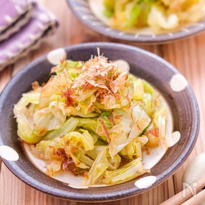 【キャベツのお浸し】レンジで即完成!キャベツの甘みが絶品♩