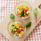 夏野菜のコロコロサラダ