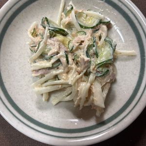 まゆみの作ってみた!投稿(副菜にもおつまみにも◎『大根の和風ツナマヨサラダ』)
