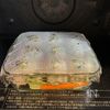 【レンチン1発！】にら鶏団子と春野菜のガーリック蒸しの工程5