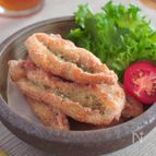 米粉でサクサク！ささみのあおさフライ
