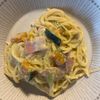ミキティの作ってみた!投稿(かぼちゃとベーコンのクリームパスタ)