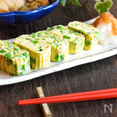 白だしで簡単味付け！上品なニラ玉焼き