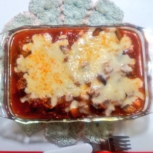 moの作ってみた!投稿(【茄子のミートソースグラタン】トマト缶で濃厚♡)