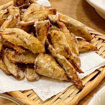 おやつにも♩とまらない！ゴボウ唐揚げ