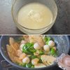 【エビと野菜のとろみ旨塩炒め】とろ～り塩だれが具材に絡む♡の工程3