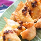 鶏ガパオのサクサク揚げ餃子