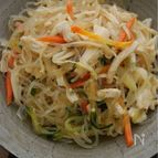 細切りとうふと野菜のさっぱりチャプチェ