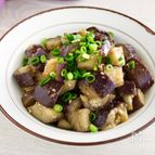 レンジなすのごまポン和え