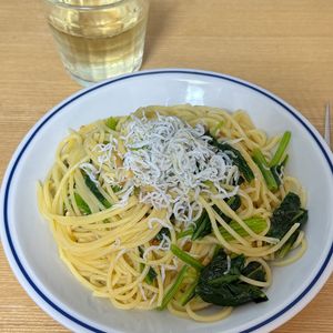 Tsuneaki Okadaの作ってみた!投稿(【ほうれんそうとじゃこのスパゲッティ・ペペロンチーノ】)