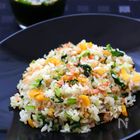 食感が楽しくて味付け簡単♪お漬物チャーハン