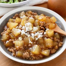 『大根で☆麻婆風』大根とろとろ♡丼もおいしい!