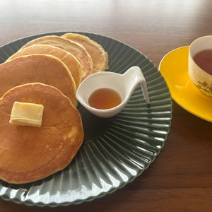 こむぎの作ってみた!投稿(昔ながらのふかふか食感【米粉のパンケーキ】)