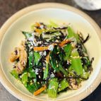 【ひじきと小松菜とじゃこのナムル】野菜もカルシウムも◎