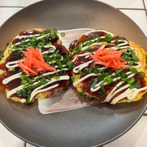 mi-koの作ってみた!投稿(【豆腐お好み焼き】小麦粉不使用★カリッとふんわりヘルシー)