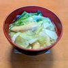 ゆきまる🐬🫧の作ってみた!投稿(【キャベツとお揚げのお味噌汁】炒めたキャベツの甘みが絶品!)