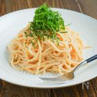 青じそドレッシングが決め手🍝和えるだけ明太子スパゲティ