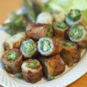 westの作ってみた!投稿(簡単♪【ちくわオクラのコロコロ磯辺揚げ】)