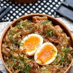 【10分de完成】野菜たっぷり♡やみつきダレde激うま豚丼♡
