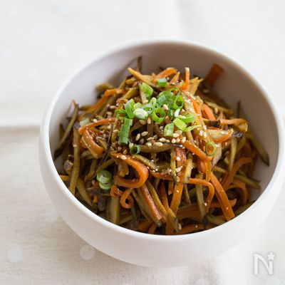 『ごぼうとにんじんのカレーきんぴら』作り置きやお弁当にも♪