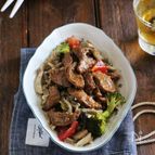 豆腐のお肉ときのこのホットマリネ
