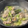 【豚肉とアスパラのバター醤油スパゲティ】にんにく香るコク旨♪の工程3