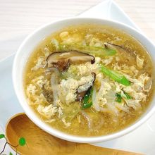【5分で完成】糖質オフ‼︎ 簡単♡春雨風かきたまスープ