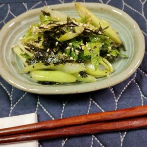 M＊Pの作ってみた!投稿(セロリと韓国のりのナムル)