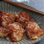 ふわふわサクサク！【たたき長芋のおかかバター醤油】