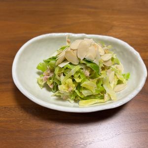 こむぎの作ってみた!投稿(マヨ控えめでも満足♩キャベツのツナサラダ)