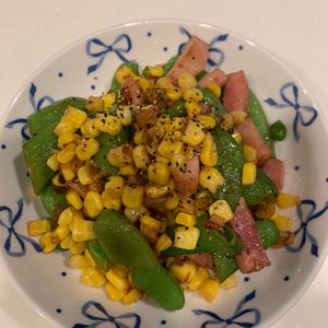 ぐ〜たら子の作ってみた!投稿(【スナップえんどうの彩りコンソメガーリック】シンプル美味しい)