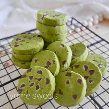 米粉のほろほろクッキー(抹茶チョコチップ)