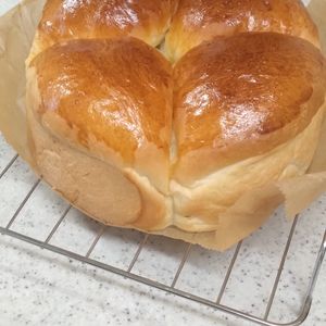 1561245の作ってみた!投稿(㊙４段手ごね☆とろける極上ミニ食パン！【パウンド型】)