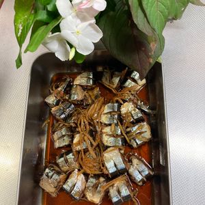 そら・ゆずの作ってみた!投稿(圧力鍋を使わないさんまのやわらか煮)