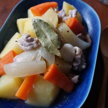 あっさり塩味肉じゃが
