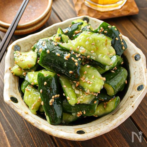 【やみつき!たたききゅうりの中華風】我が家の定番!