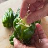 チーズ入り丸ごとピーマン肉巻き/辛味噌ダレの工程2