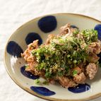 鶏から揚げのねぎまみれ