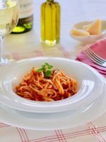 やわらか冷麦パスタ【アラビアータ】(介護食)